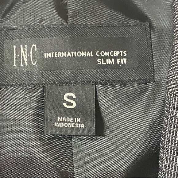INC International Concepts Slim Fit Suit Size Small Blazer 30 x 30 Pants - Picture 7 of 15